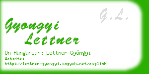 gyongyi lettner business card